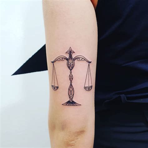 tatuaje del signo libra|48 ideas de Libra tattoo 